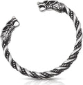 | Bracelet Wolf Adjustable 7-10 Wristband Metal Boys Heads Men Pagan for | for Norse Men Odin | Arm | Bracelet Jewelry God Rings for & inches Men Gift