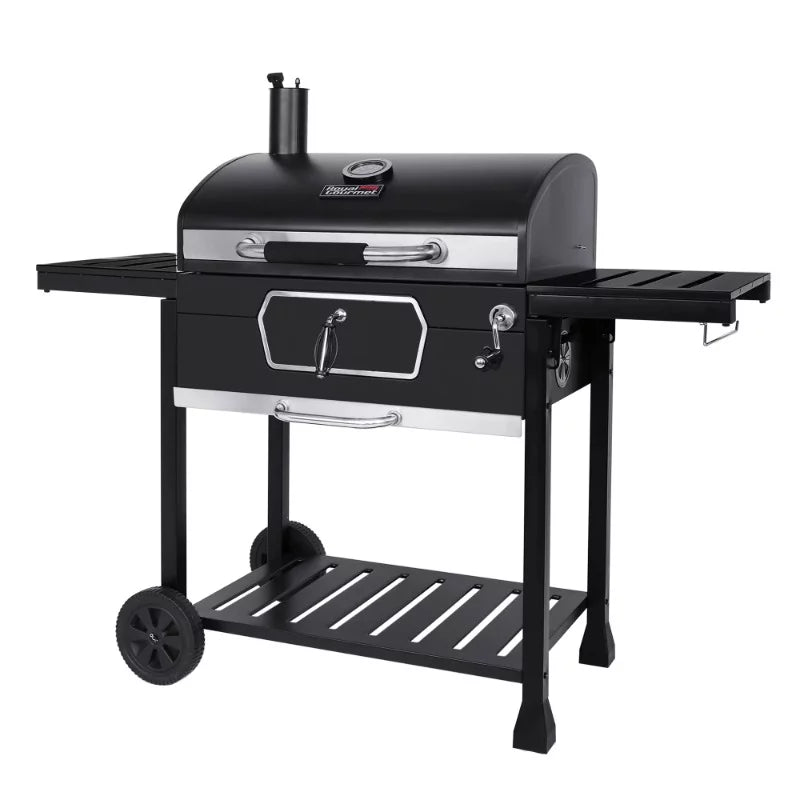 Charcoal Picnic BBQ Smoker camping Deluxe Cooking, Camping Grill, Backyard Patio USA