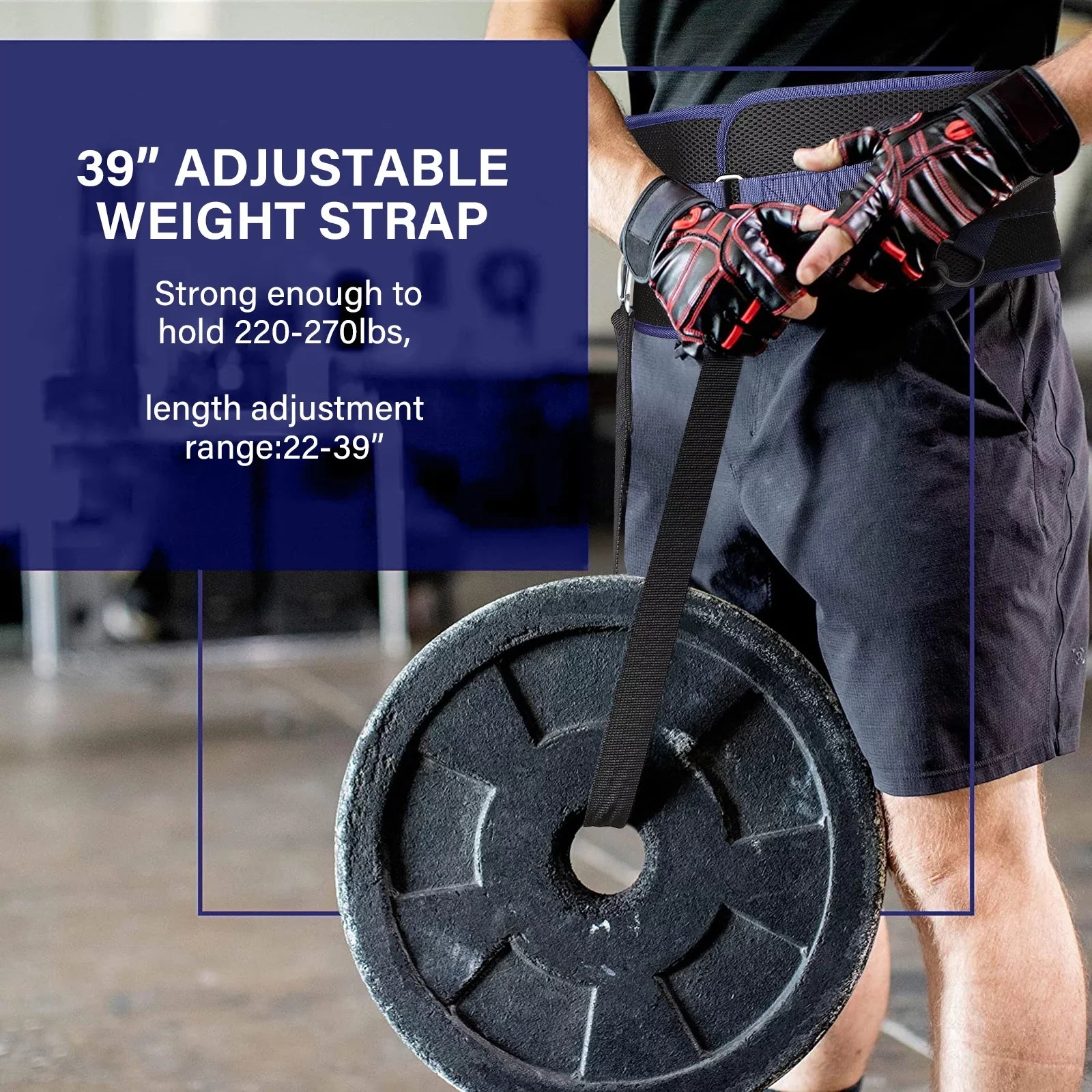 Adjustable,45-Angle pulls Strap,Weight 43 inch Snap Belt Hooks Weightlifting,Weight Dip 39 up,with lifting strap Belt for for Dip Rings&2 Bilbear inch Comfort Position