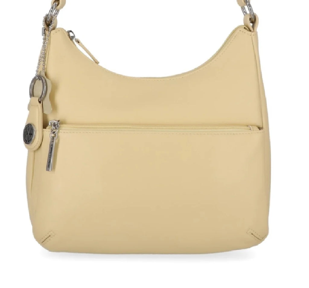 Regular Bag Bernini Giani Size Nappa Hobo Yellow Women's Leather