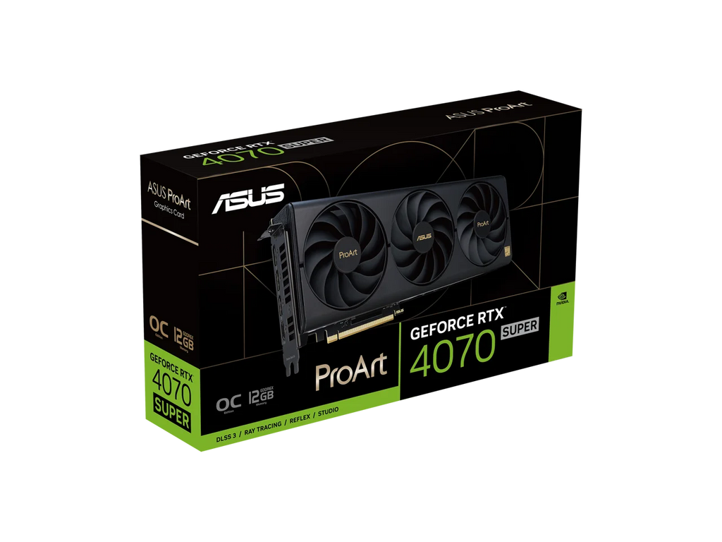 2.1a, OC Card SUPER 4070 ASUS Graphics ProArt 4.0, GeForce 1.4a) (PCIe GDDR6X, 3, DisplayPort PROART-RTX4070S-O12G RTX HDMI DLSS Edition 12GB