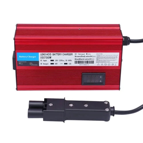 Golf Amp Charger Mode Trickle Charging Pin Barrel 48 Cart Volt 2 Battery Plug 12