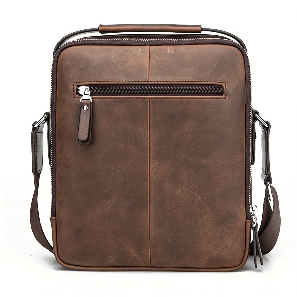 Crossbody Men‘s N2333-1ZF DENIM Casual MICHROE Bag Shoulder Bag Designer Messenger Cowhide Vintage Leather Genuine Handbags