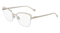 Gold/Ivory SF Eyeglasses Shiny FERRAGAMO 721 2182