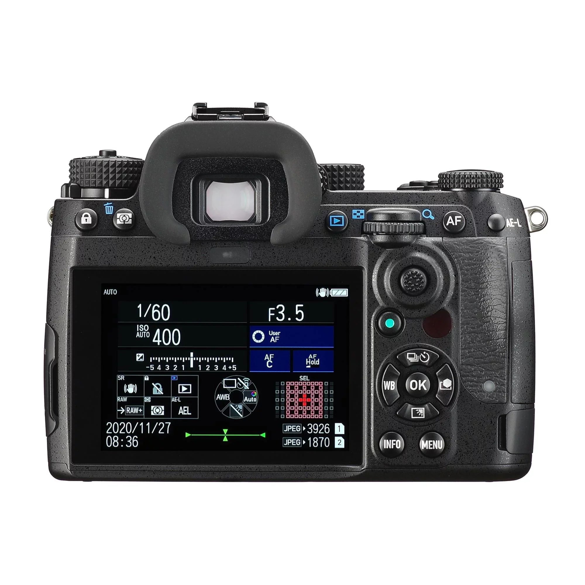 Card 64GB with (Black) Pentax K-3 Body Strap, Kit, & III Cleaning Mark SD Camera