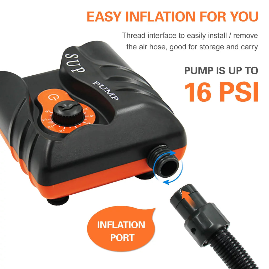 Anself for Inflatables Easy Nozzles 16 PSI Use Boats, Air with Pump 6 Electric and to