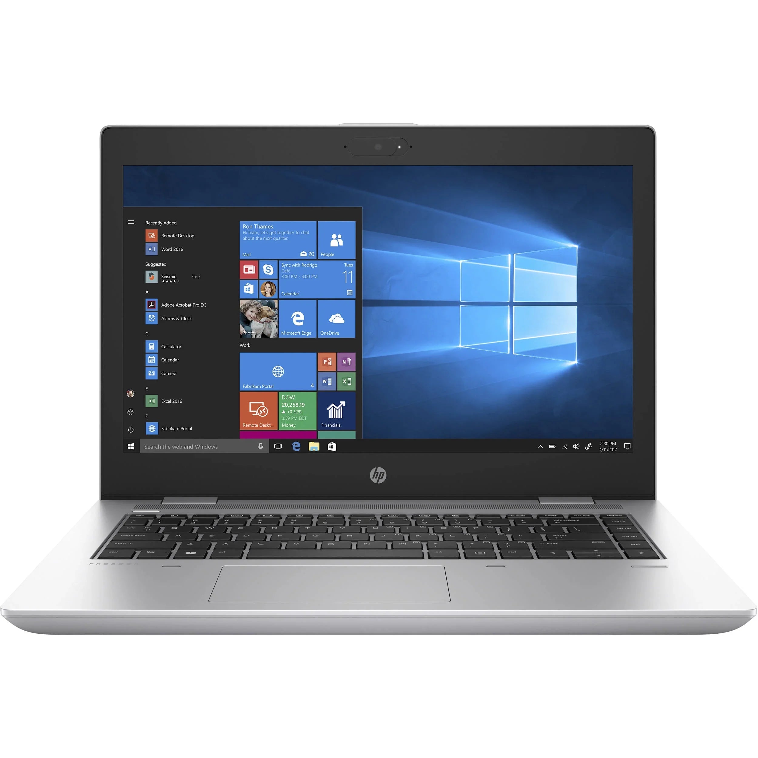 GHz (Refurbished) HP GB i5 256 Laptop Core 14" G4 Intel 16 W11P 640 Probook Restored 1.70 SSD GB