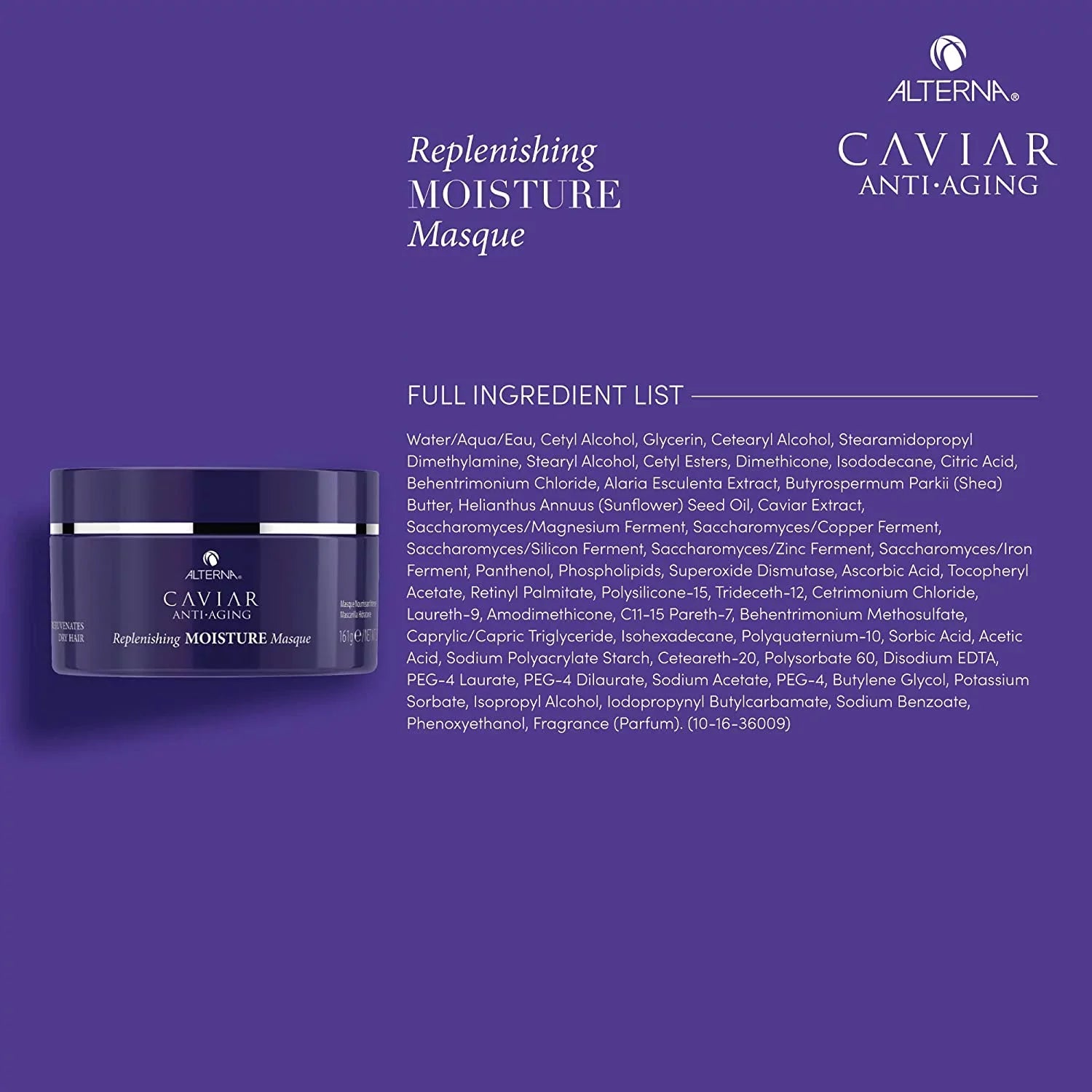 Alterna Caviar Replenishing Oz Hair Anti-Aging 5.7 Masque, Moisture