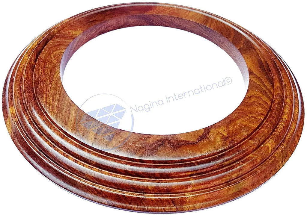 Handcrafted Inches) Hardwood Base Polished Wooden Frame International Solid (6 | Nagina