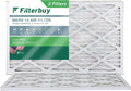Filters Furnace MERV HVAC Pleated 13 12x24x1 Filterbuy AC (2-Pack) Air