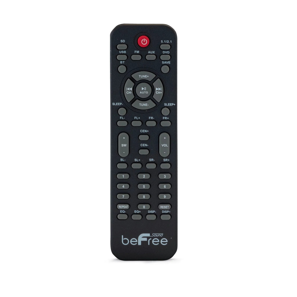 beFree Remote CA w/ System Surround Sound 5.1 Speaker Bluetooth Sound