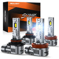 Combo, LED 6500K Cool White, 30000LM Sealight Bulbs 9005 Bulbs H11 H9 HB3 H8 LED Light