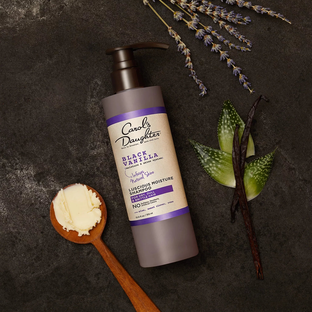 Hair Free Shampoo Vanilla & Shampoo Hair Dull Daughter Sulfate Conditioner Black and Conditioner Hair, May Shine Moisture Dry and (Packaging Hydrating Carol?s Set and Vary) For