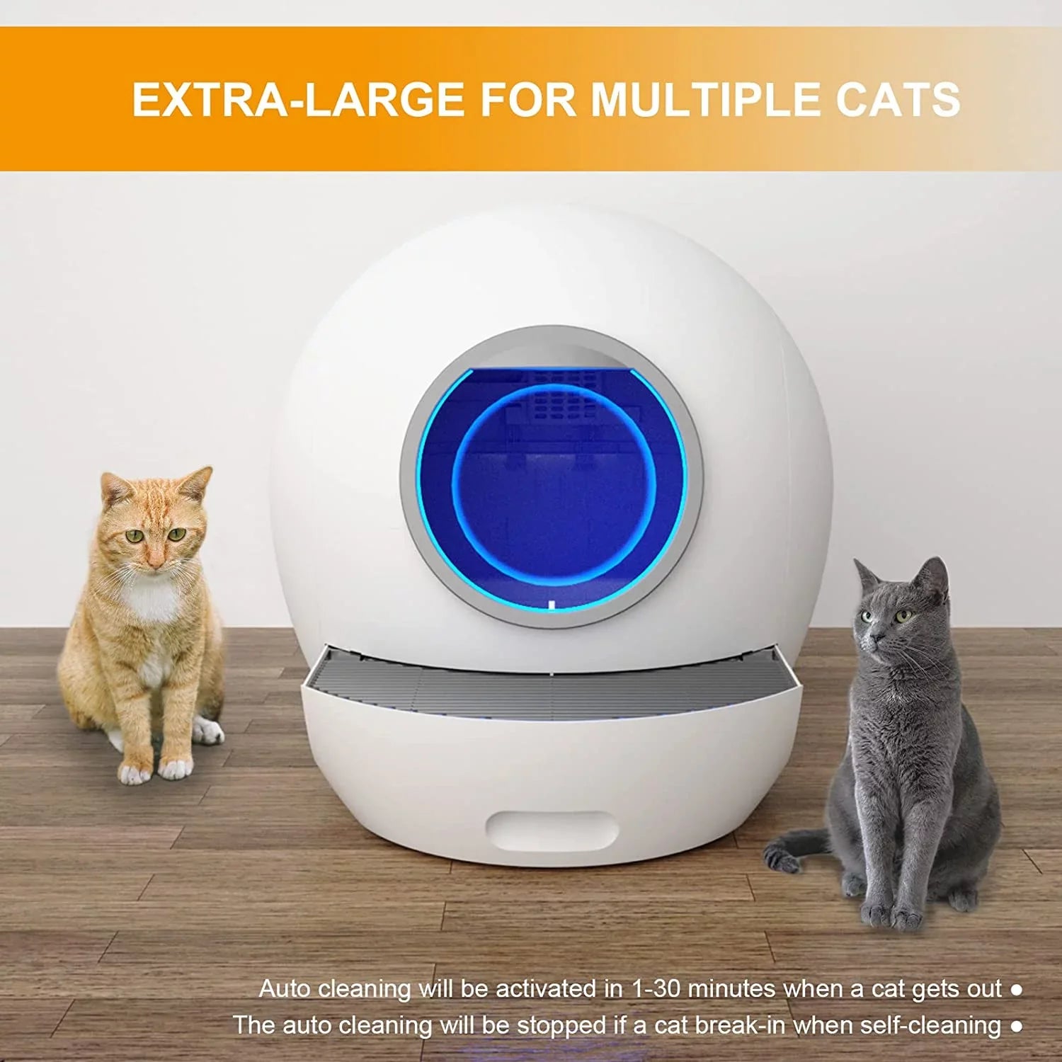 Double Cleaning Box Automatic ELS Cat Litter Robot Odor Litter Self Box Gift Cat Removal PET