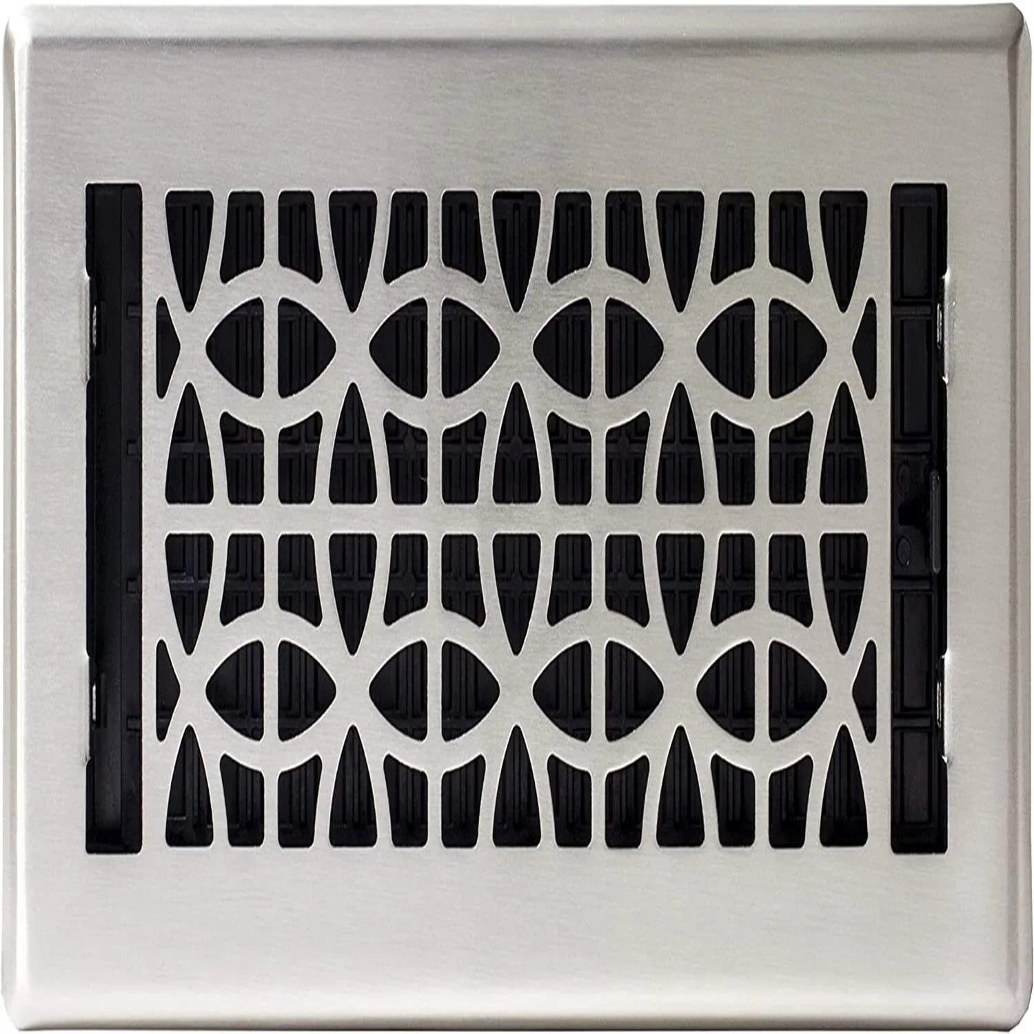 Plated Register, Floor Eclipse Nickel
