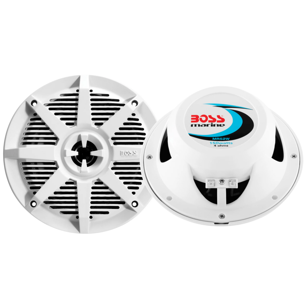 Audio Speakers, Range, Full Systems 150 Marine Watts, MR52W BOSS 2 5.25” Way