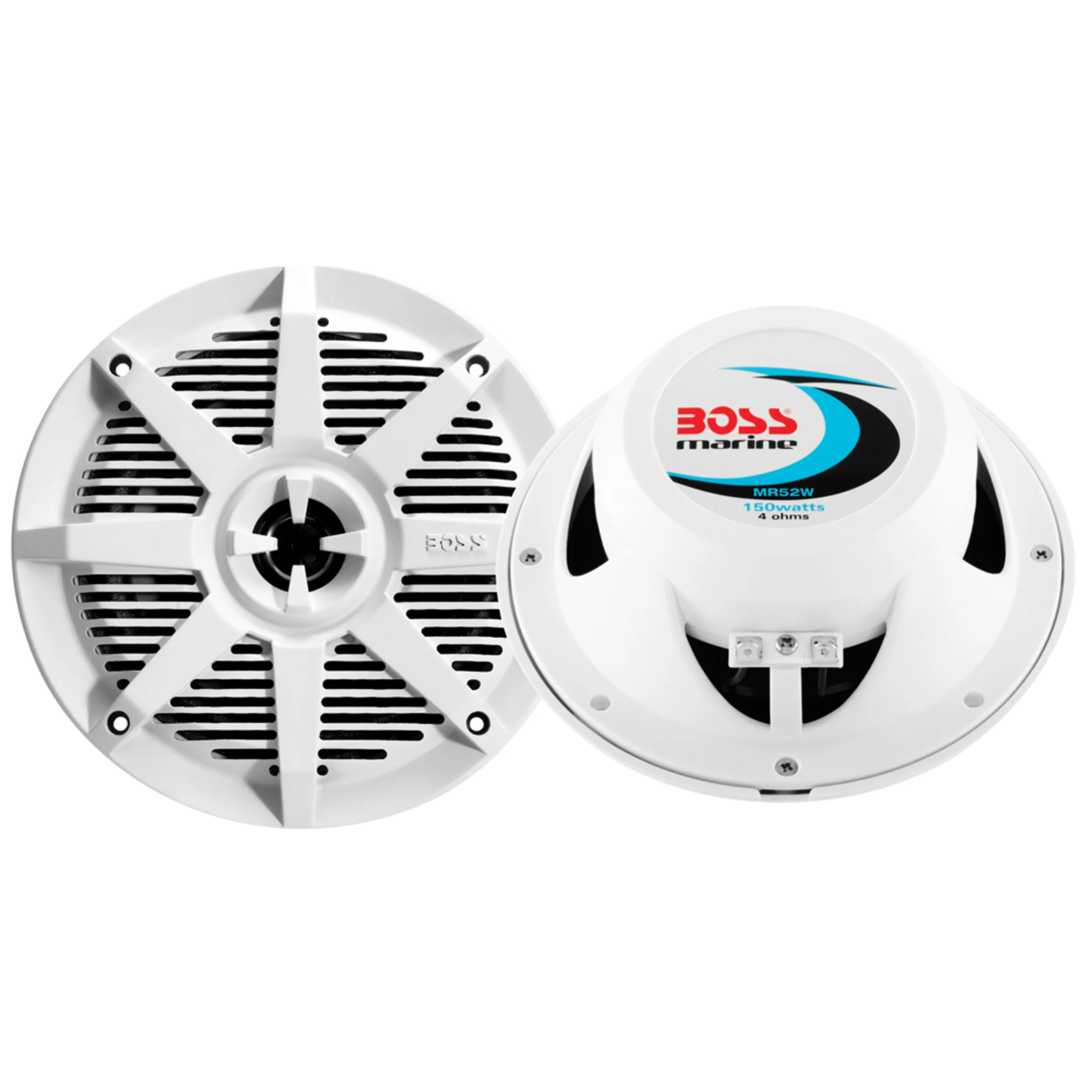 Audio Speakers, Range, Full Systems 150 Marine Watts, MR52W BOSS 2 5.25” Way