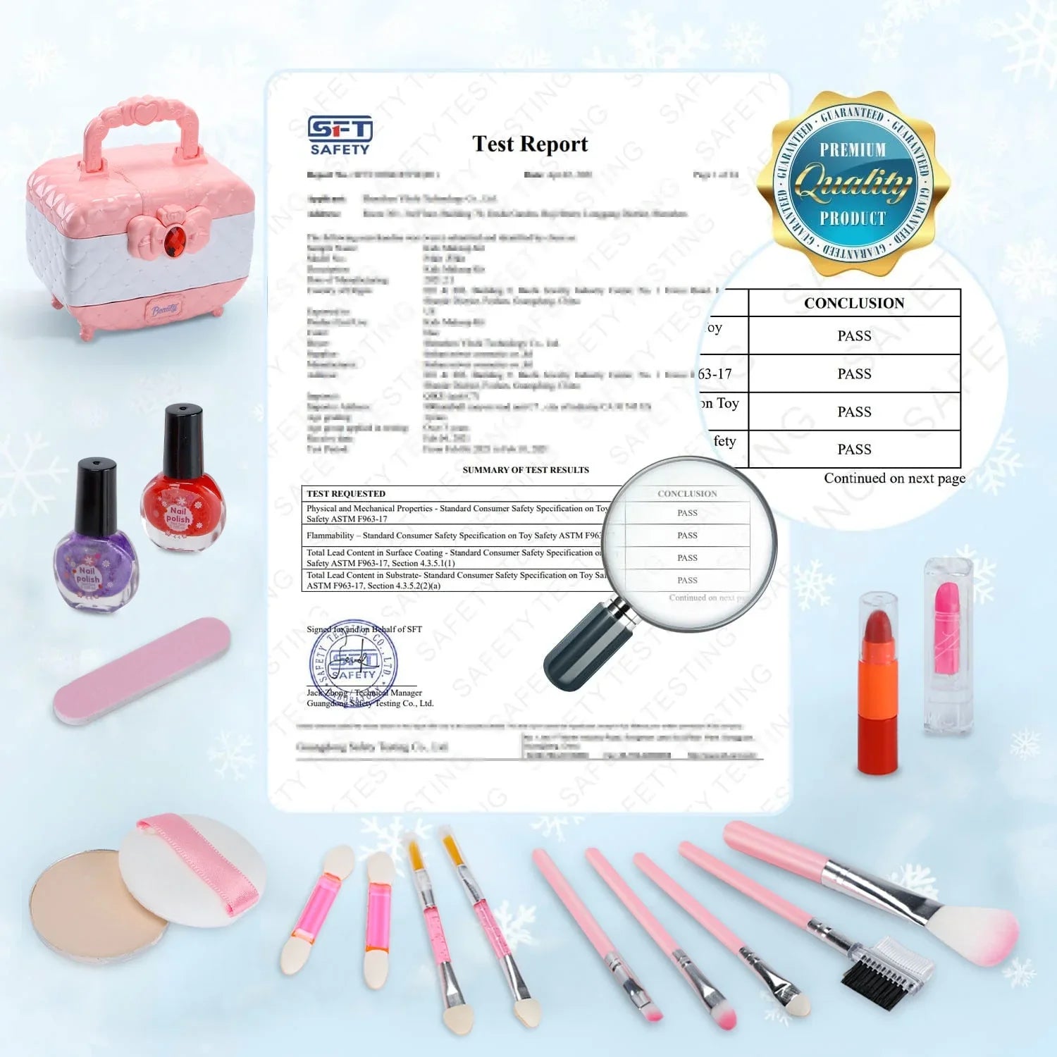 Kit Non-Toxic Washable Little Gift Kids 42 & 3-12 Girl Makeup Makeup Set, Set for Cosmetic, (Pink) & Christmas Pcs Toys Birthday Safe Girl Real Old Year for Kids Toddler Frozen Girl Makeup