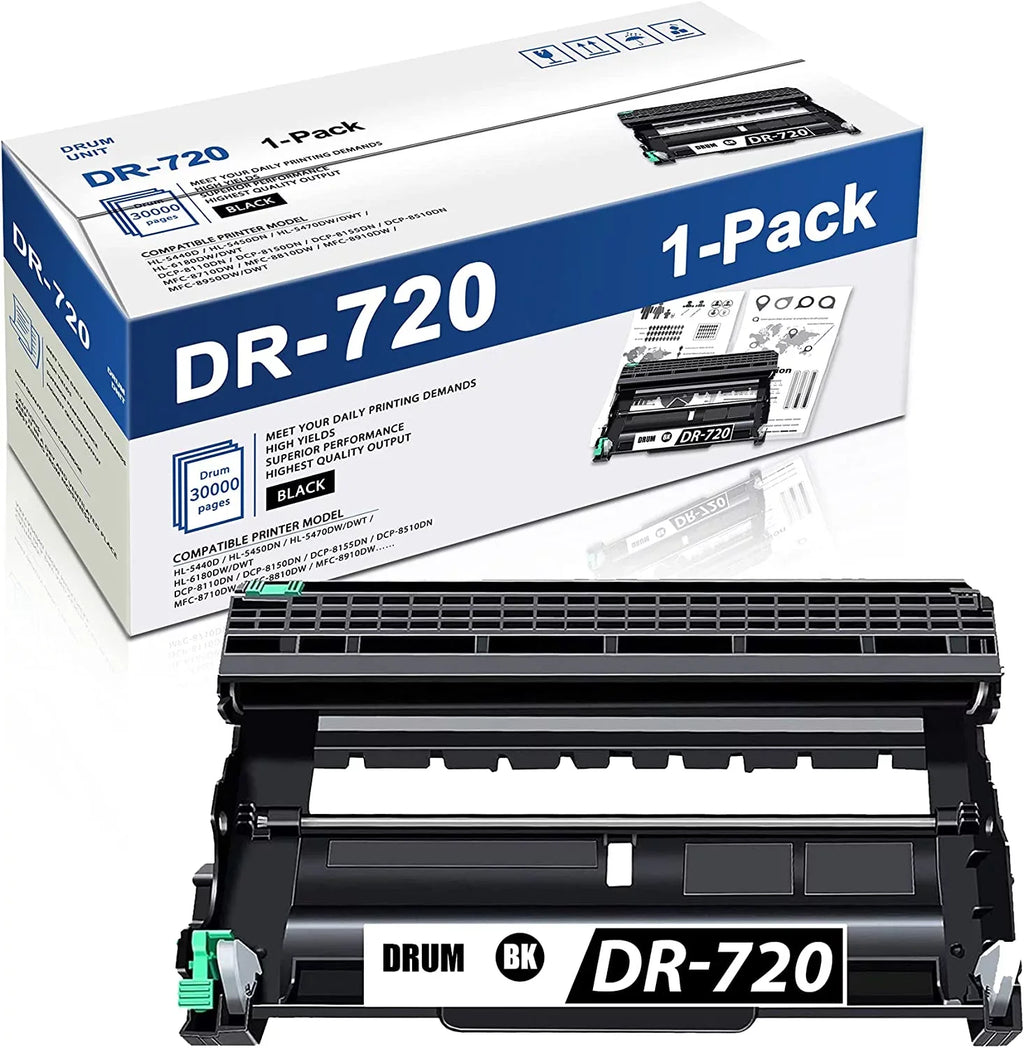 DCP8110DN MFC8710DW 8810DW Printer DR720 Drum Compatible hl5450DN Brother Drum Toner Not for Replacement PackBlack Unit 1 8910DW Unit 5470DWDWT Included 8150DN DR720