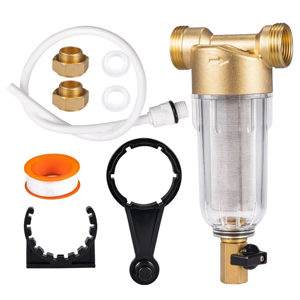Pre-Filter Spin Reusable sewage Filter Whole System Sediment Down Water House