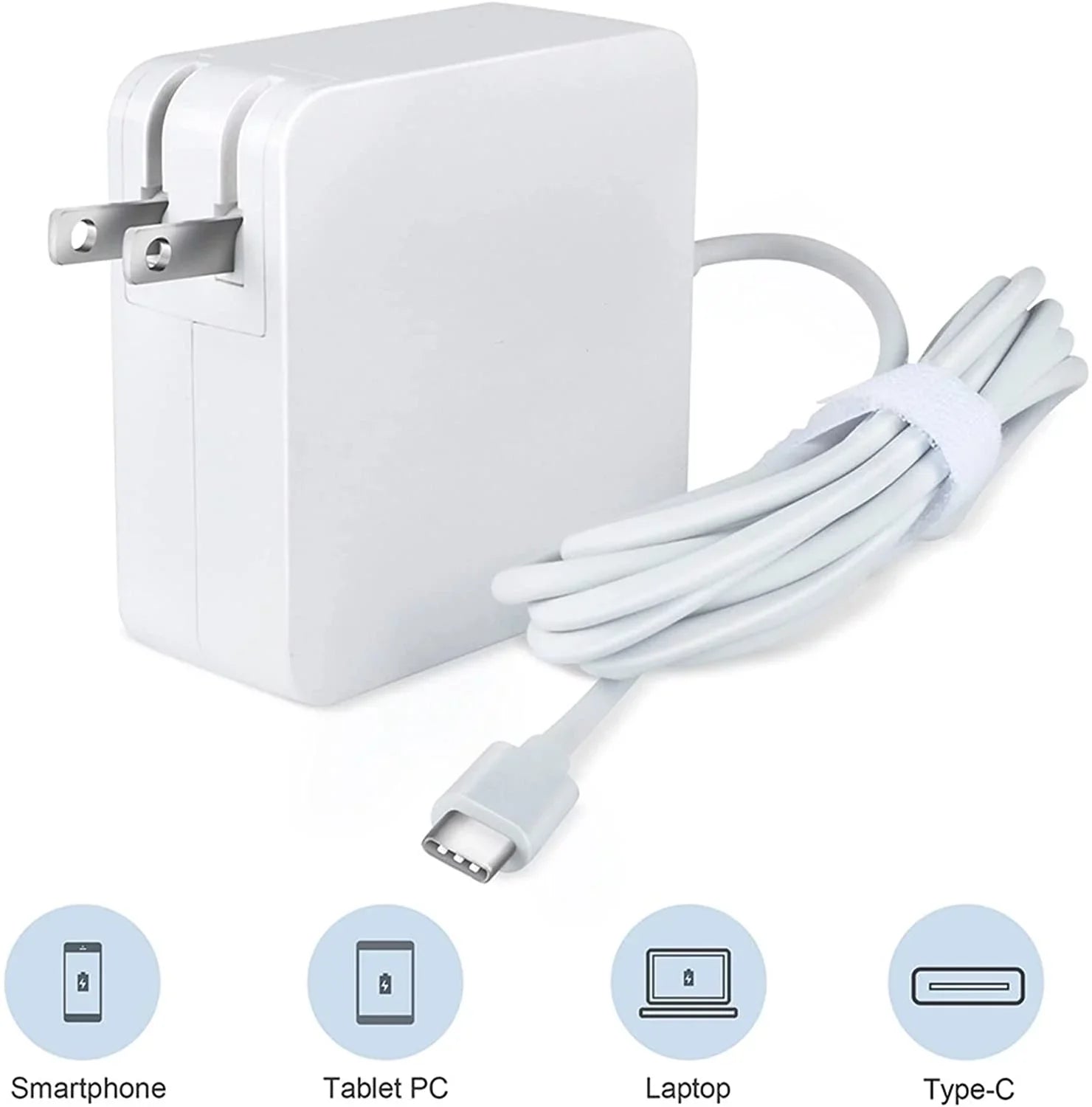 Gen) USB-C Replacement Yoga White 11e K-MAINS AC ThinkPad Chromebook for Lenovo Charger Type-C 20HY 20HW 65W 5ft (4th Adapter
