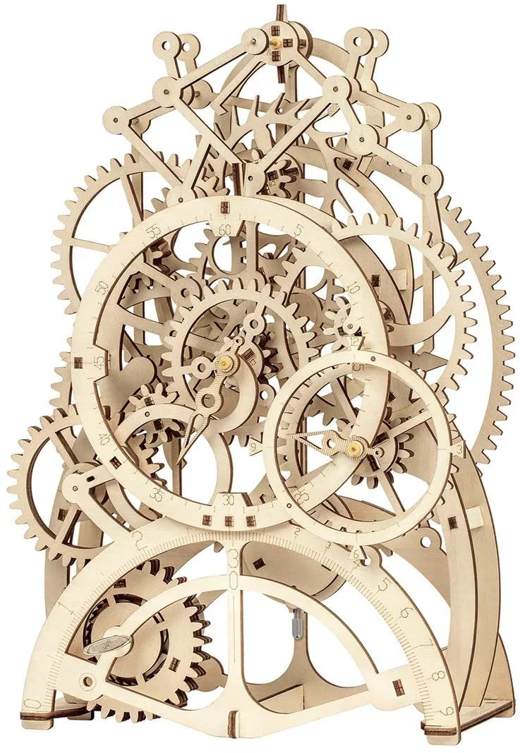 Clock Pendulum to Toy Build Gears Adults Puzzle,Mechanical Robotime for Gifts 3D Wooden Mechanical Building Set Birthday Kids