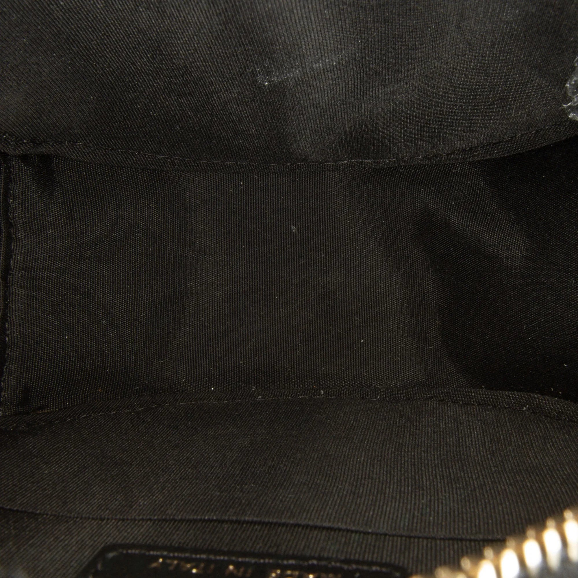 Lambskin Unisex Chanel and 19 Tweed (Good) Pre-Owned Crossbody with Coin Authenticated Clutch Chain Purse Black Bag Fabric Round