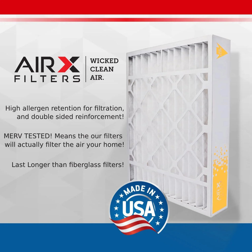 Filter Air Compatible 8 Filter Furnace MERV 16X25x4 Pack 2 FC100A1029 EXPXXFIL0016