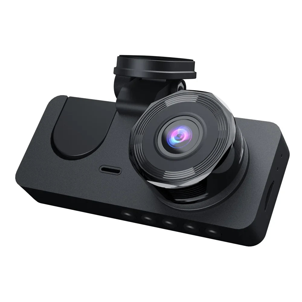 Loop Dash & DVR Rear 2 Detection Inside One-Key Recording Dashcam Screen Support Camera Shinysix Night-Vision Camera Recorder Front Inch 1080P Motion Driving & Lock