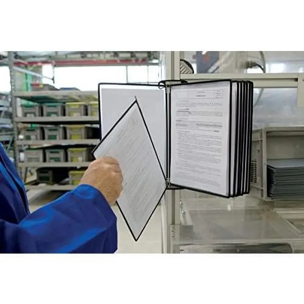 Reference Black Frame, Universal-Size Series 10 Mounted Wall (TP920307) Pockets, PRO Double-Sided Model And Professional Display Outer Viewing, Djois System,