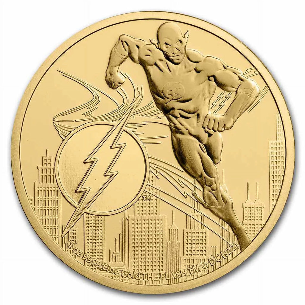 League: $250 Justice 1 The Niue oz Flash Comics Gold 2022 DC