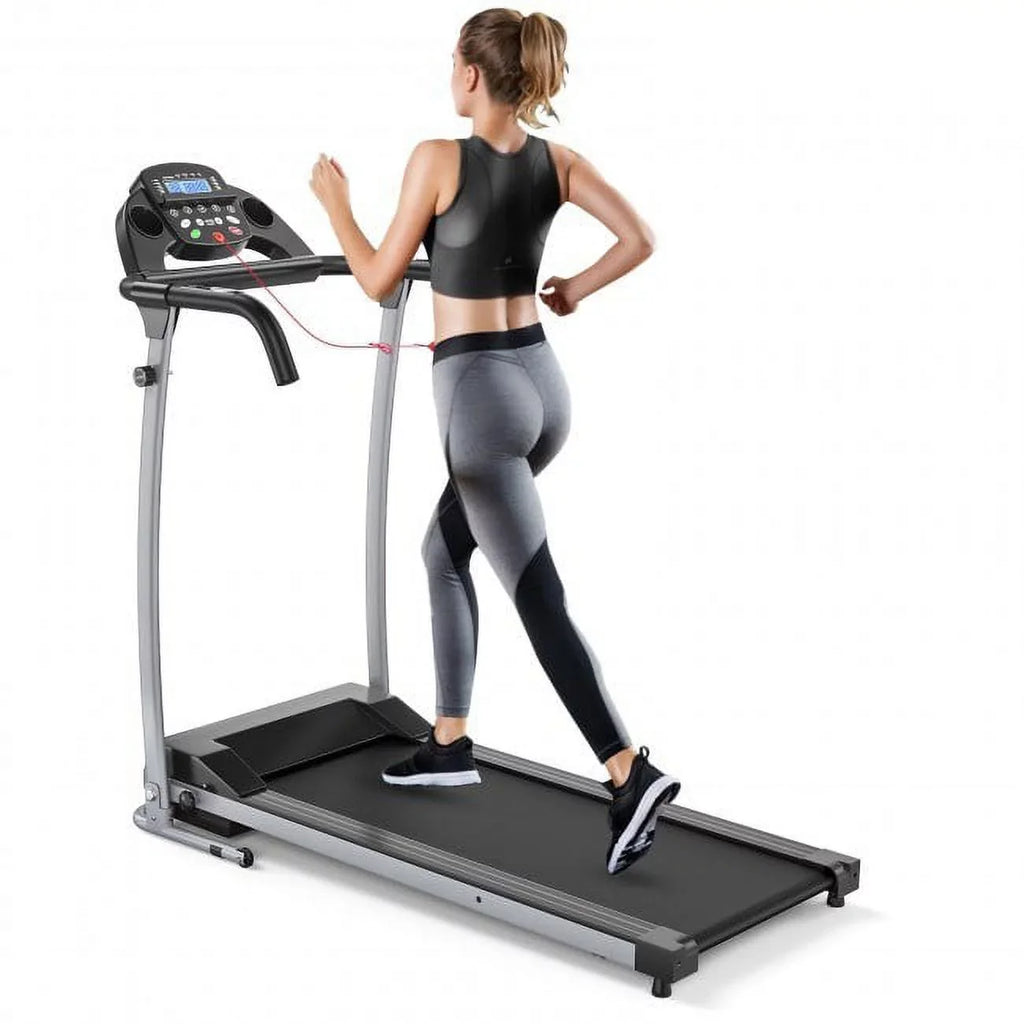 Display Compact Electric Your Up Treadmill LED Routine Level Fitness Folding