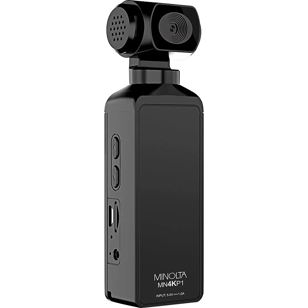 Minolta & MN4KP1 Pocket Camcorder Housing (Black) 4K Waterproof HD Ultra w/WiFi
