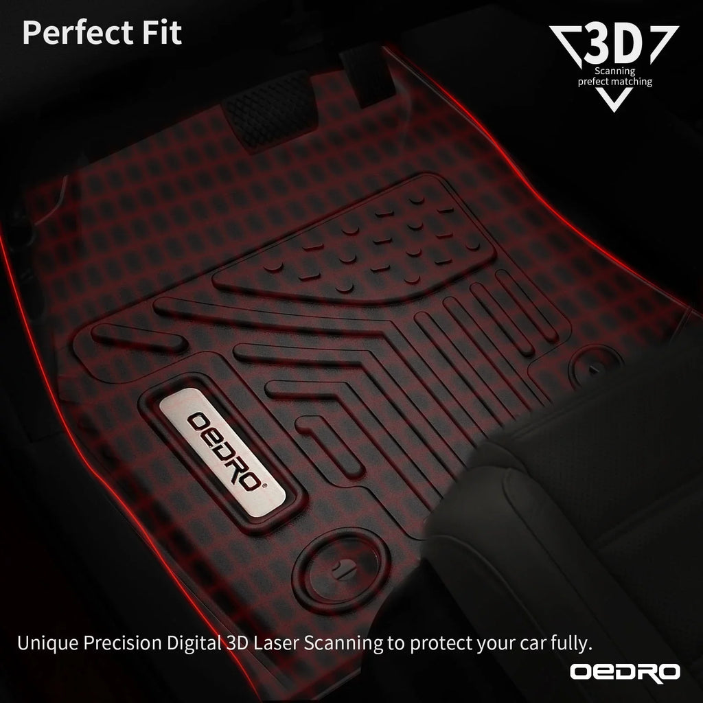 Door 20-23 Floor Ledkingdomus Jeep for 4 Liners Floor Carpet TPE Gladiator Mats