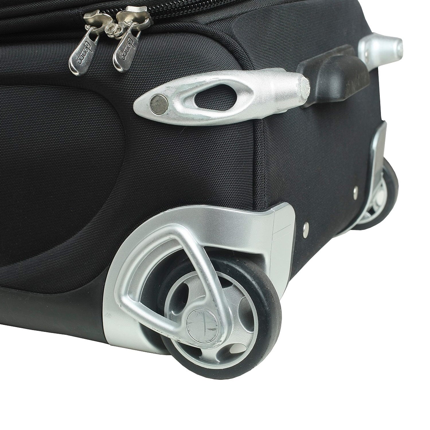 Carry-On 21" Black Rolling Suitcase Softside MOJO Hawaii Warriors