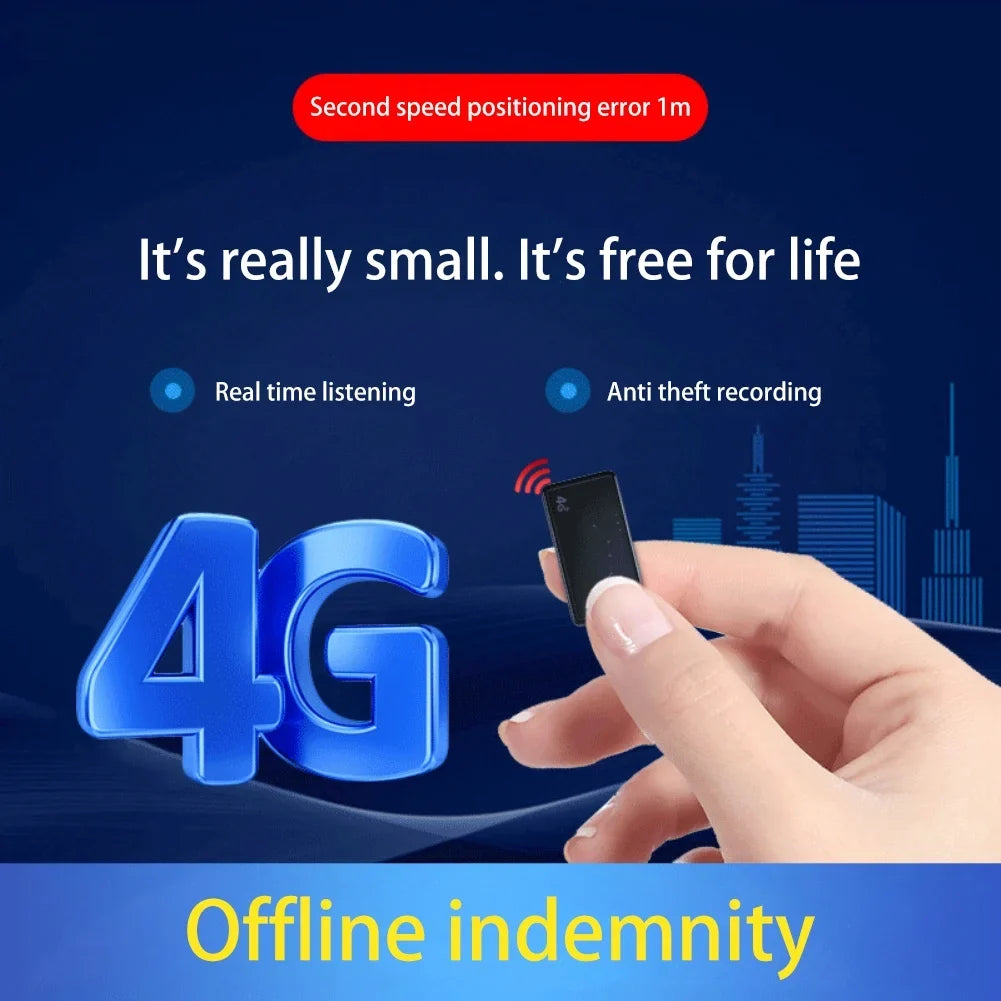 & - Security Pet Vehicle GPS/WIFI/Beidou Wireless Vehicle-Mounted Satellite Anti-Dropping Tracker 4G Device