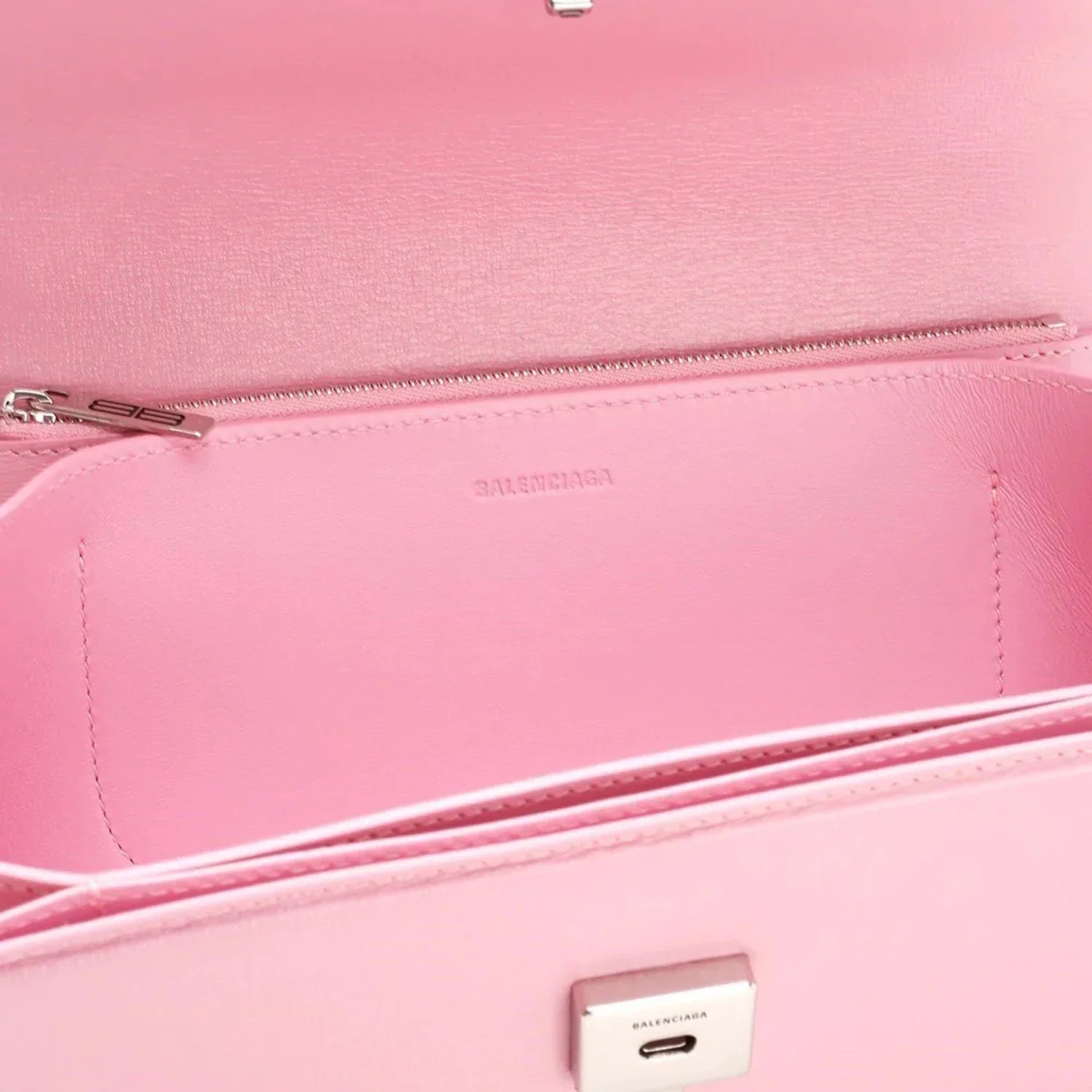Shoulder S Bag Balenciaga Leather Gossip Pink Women's in