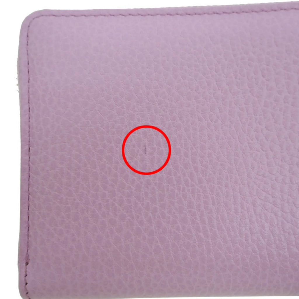 Round Light Marmont Pink GUCCI Boston GG Dog (Like Wallet Bosco Gucci New) Purse Pre-Owned Around 499337 Terrier Zip
