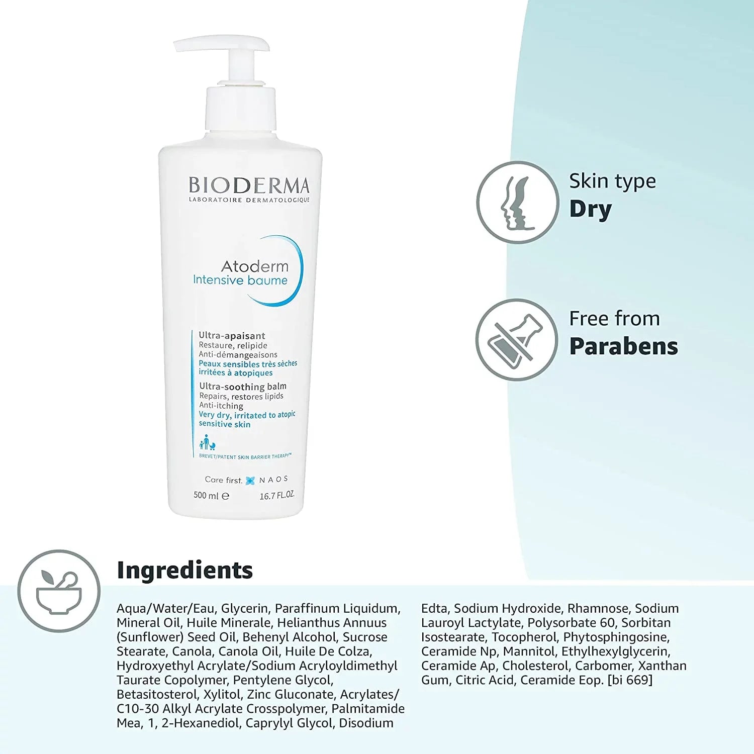 Body ,Intensive and Bioderma Balm ,Face Atoderm Moisturizing