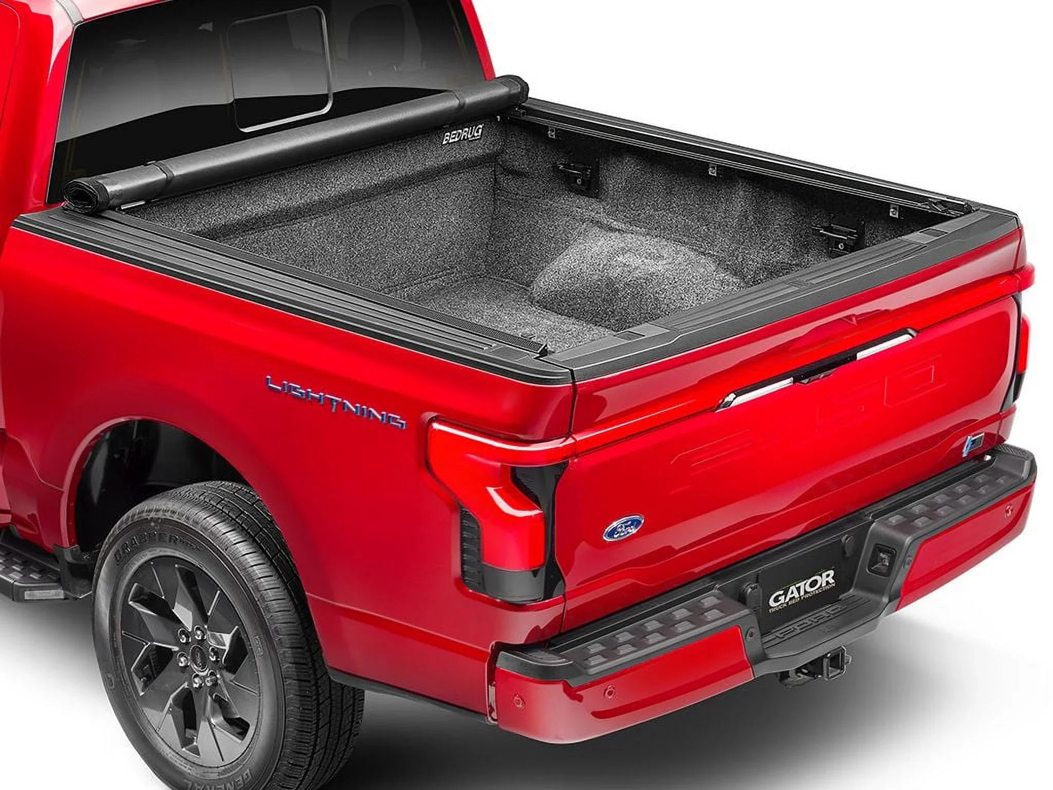 Rail Gator Tonneau System Roll-Up Bed SRX Tundra w/ by 2022-2024 Cover Toyota 5'7" Compatible with RealTruck Deck