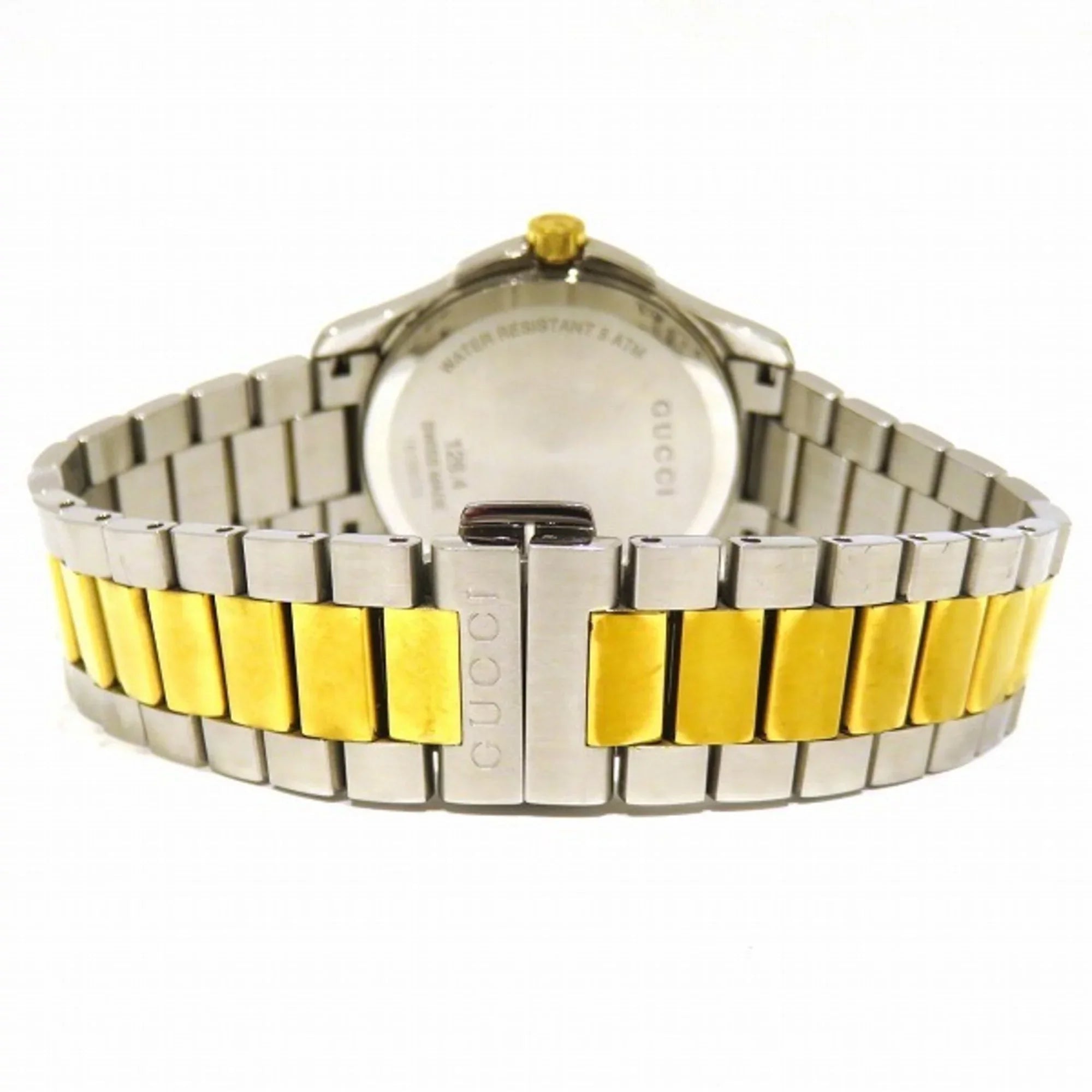 date watch timeless Used GUCCI Authenticated men quartz Gucci G 126.4