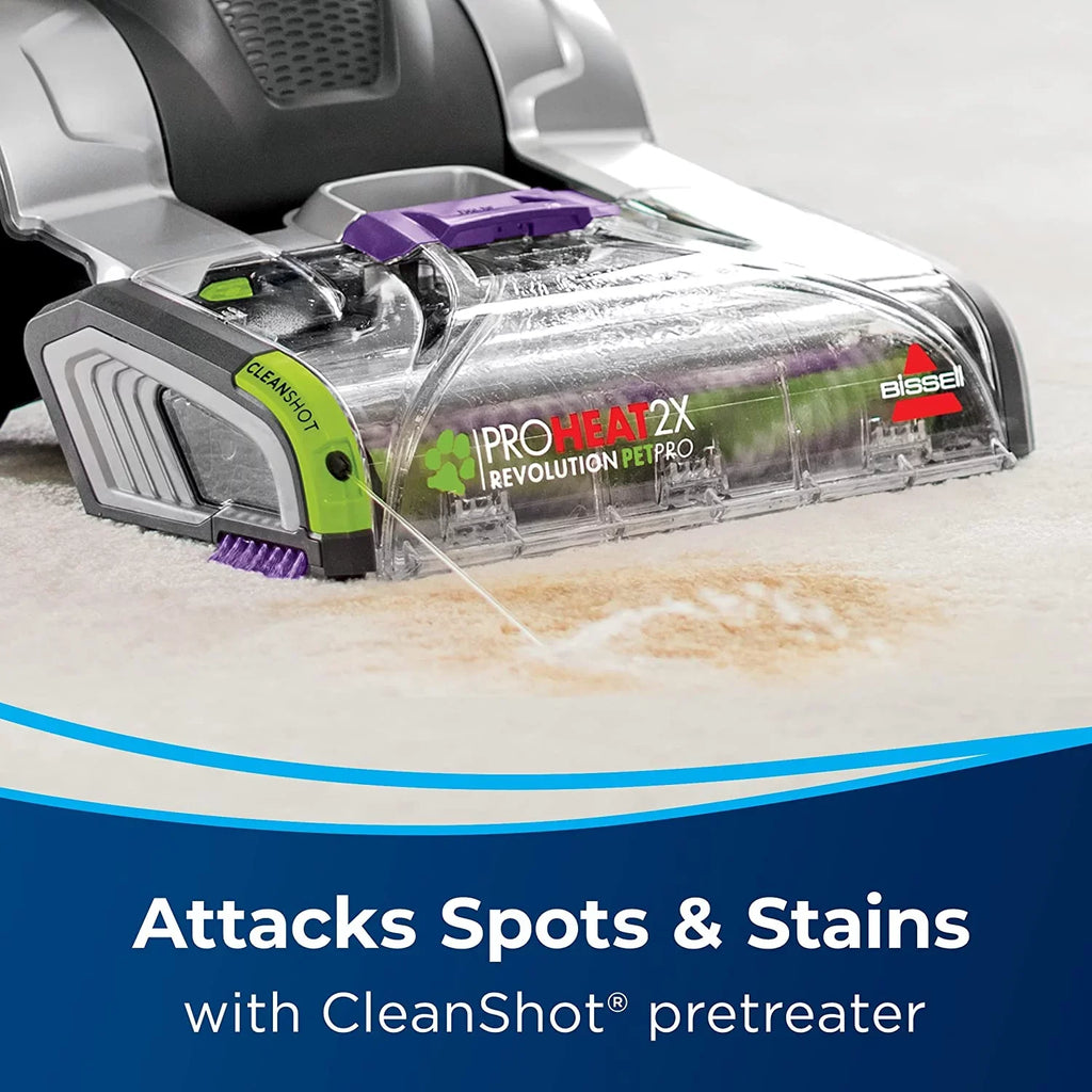BISSELL ProHeat Deep Upright 3588F (Refurbished) Cleaner Revolution Pro Pet Plus Restored 2X