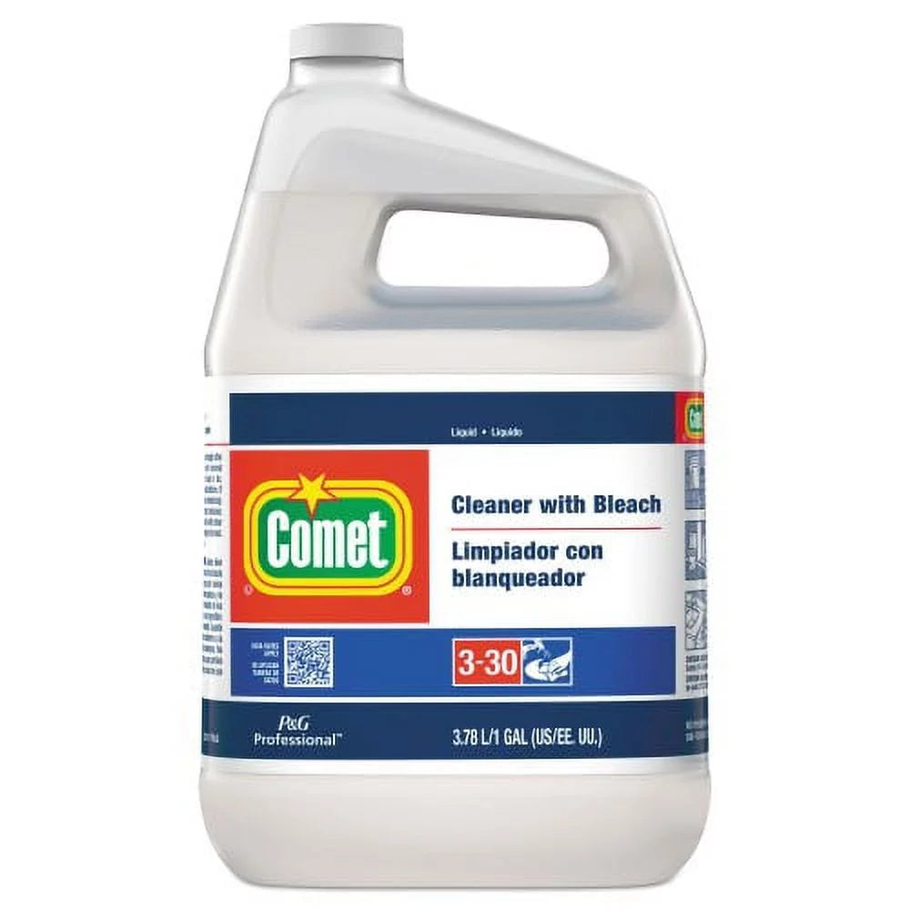 Bleach, Comet Liquid, Cleaner One Gallon (02291) Bottle with