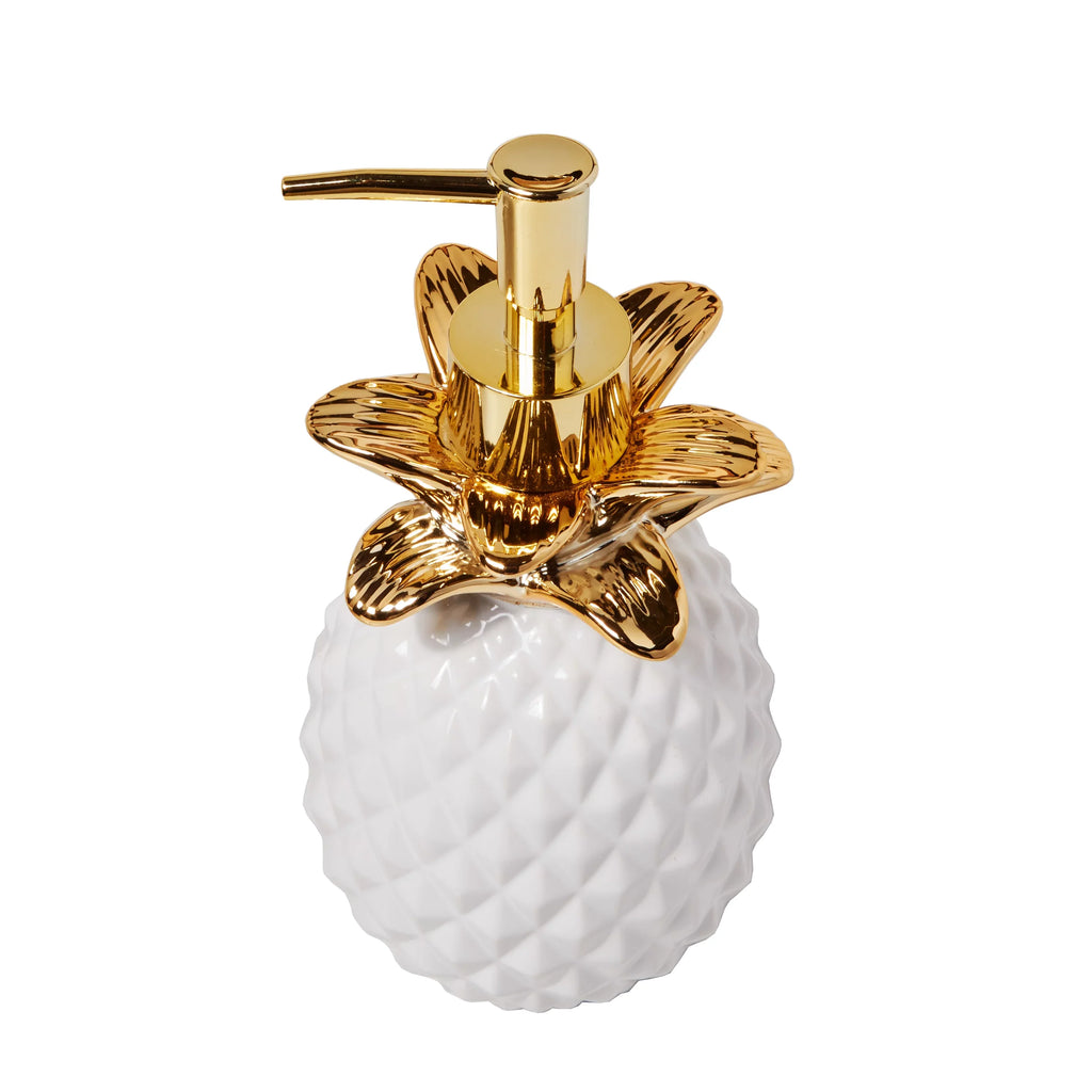dispenser, oz. Home Gold, Gilded 14 Pineapple SKL Lotion/Soap