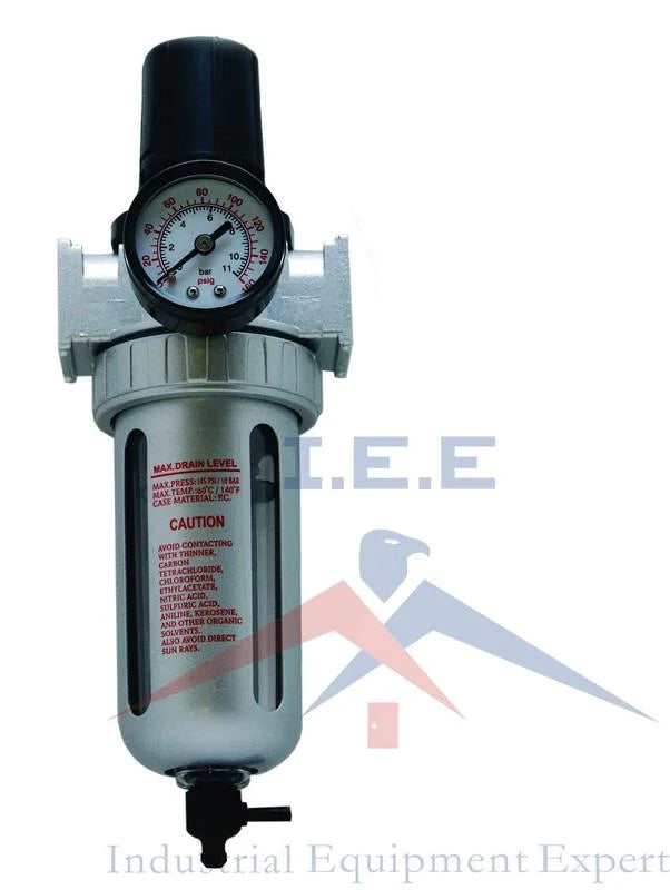 Particulate 3/8" Air Water Regulator Moisture Filter / Compressed Pressure Trap