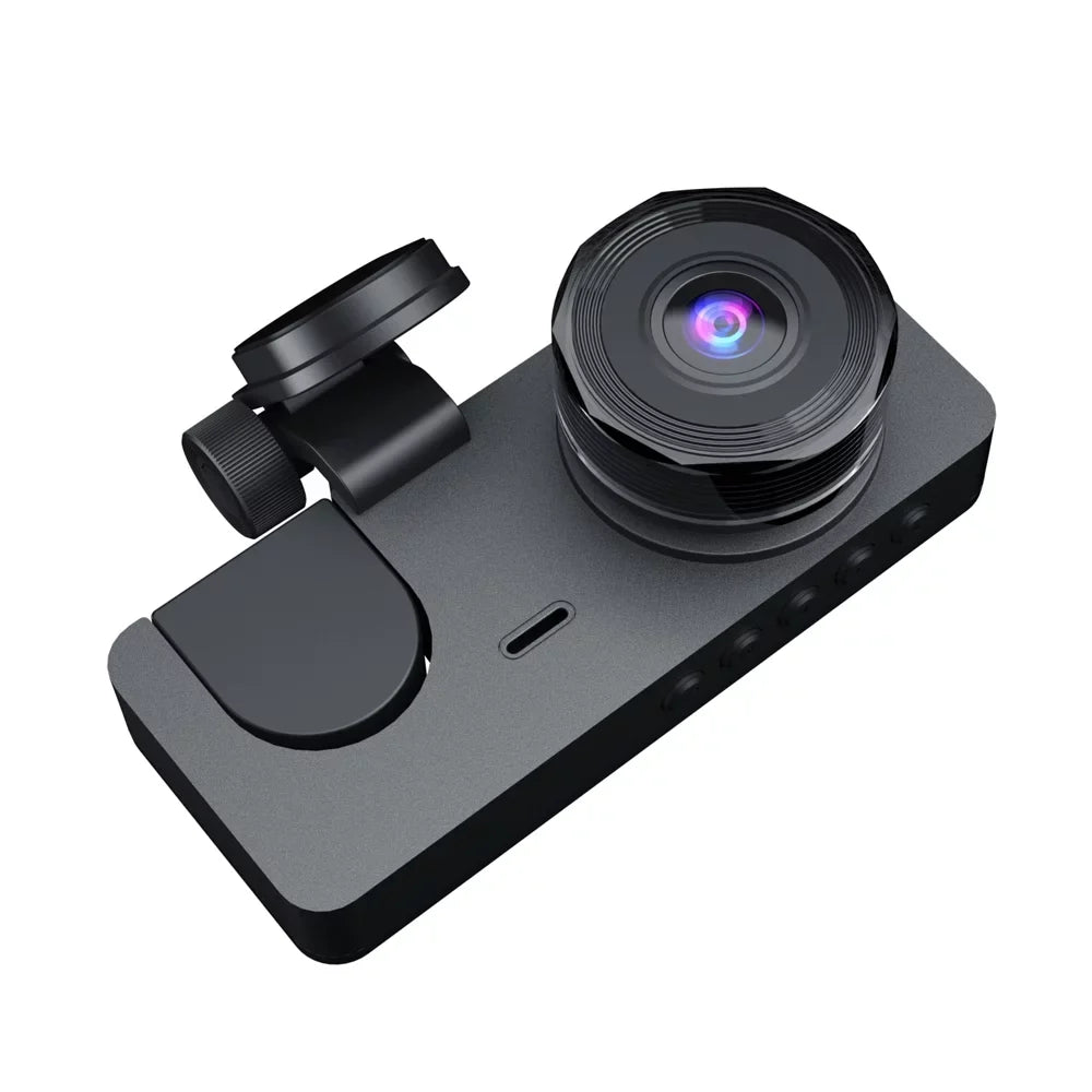 Loop Dash & DVR Rear 2 Detection Inside One-Key Recording Dashcam Screen Support Camera Shinysix Night-Vision Camera Recorder Front Inch 1080P Motion Driving & Lock