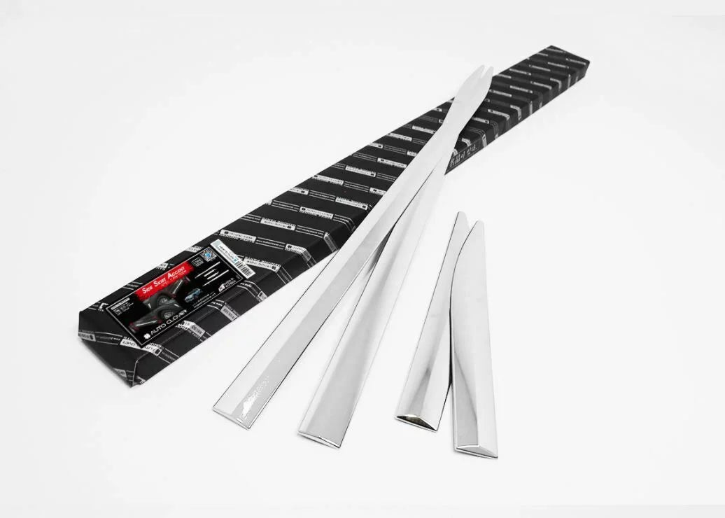 Side KONA Door Molding Chrome for Line Hyundai Skirt 2018-2022 Under