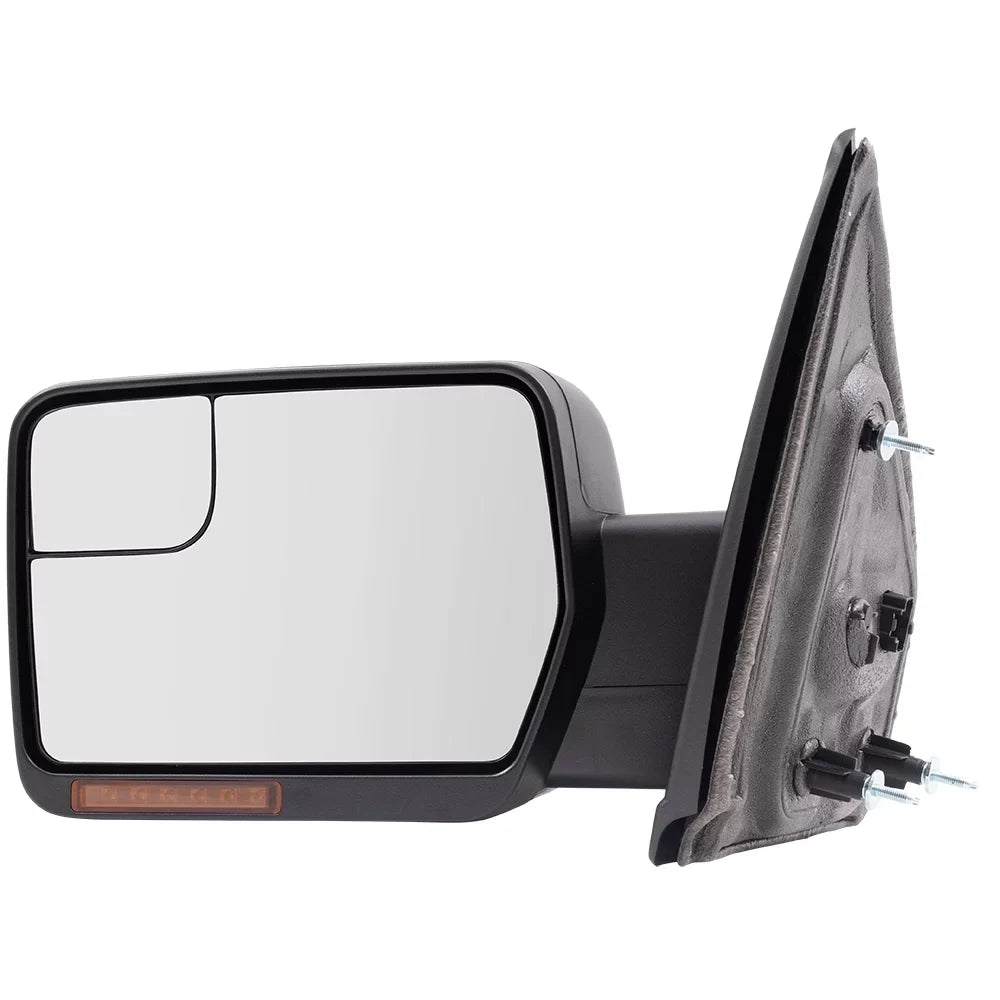 BL3Z17683CA Signal Brock Spotter F-150 Ford replaces fits Heated Power FO1320407 View Truck Pickup Mirror Drivers Glass Side 09-14 Reflector
