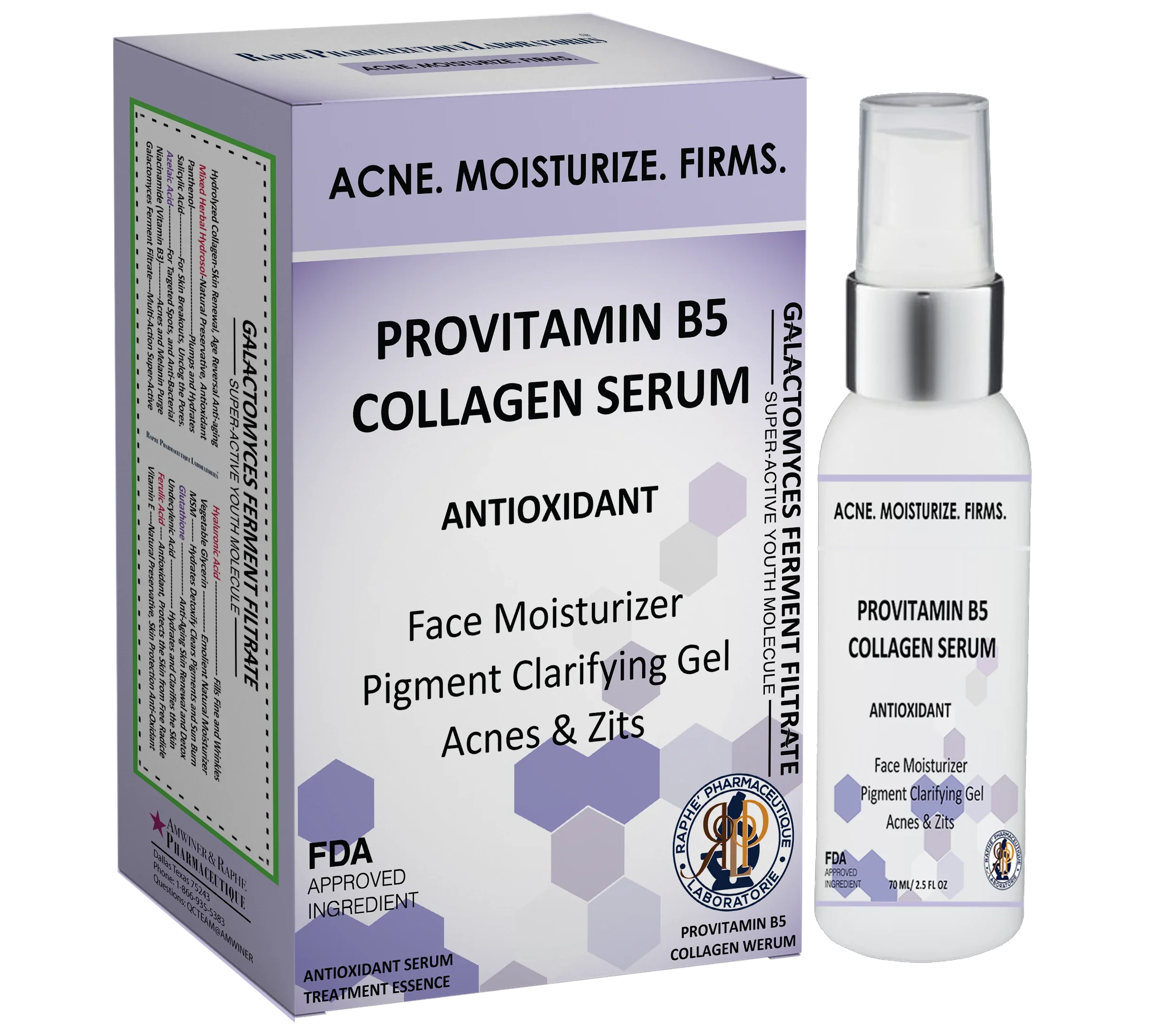 2 Antioxidant Moisturizer of Serum Firm in Remover 2 Spots and Lift Pack A Acnes 1