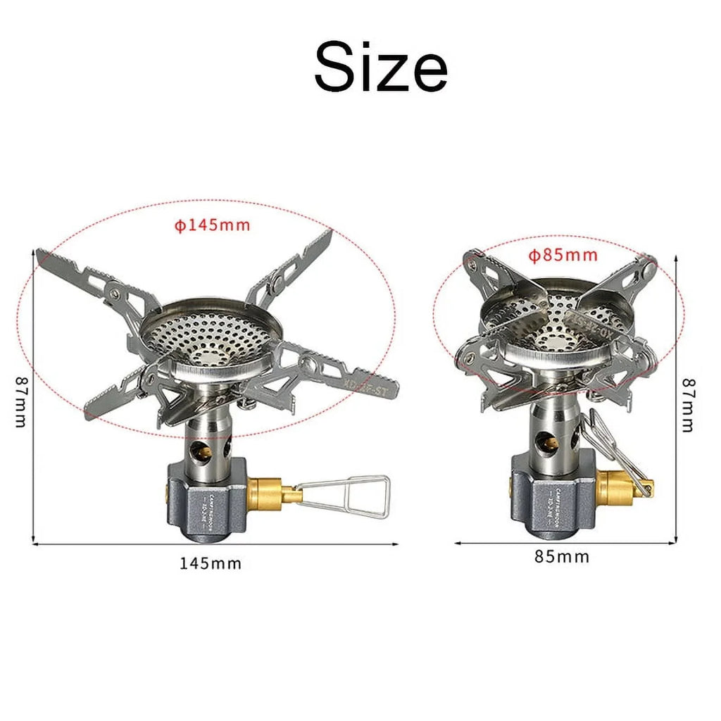 Backpacking Cooking 3300W Stove for Easy Quick Camping on and Go CAMPINGMOON High Stove Efficiency